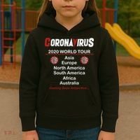 Coronavirus 2020 World Tour Kids Hoodie thumb 3