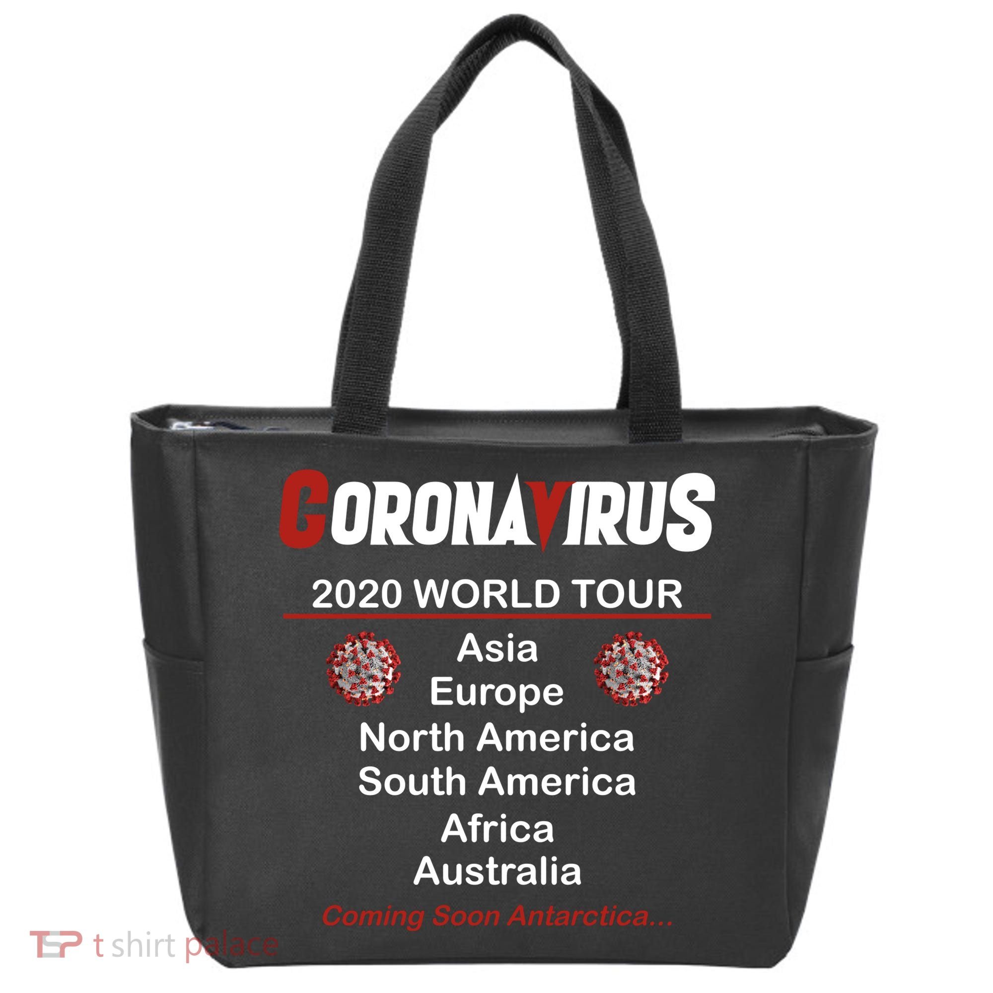 Coronavirus 2020 World Tour Tote Bag