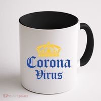 CoronaVirus Crown Logo Coffee Mug thumb 1