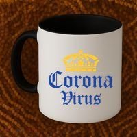 CoronaVirus Crown Logo Coffee Mug thumb 2