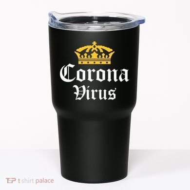 CoronaVirus Crown Logo Tumbler
