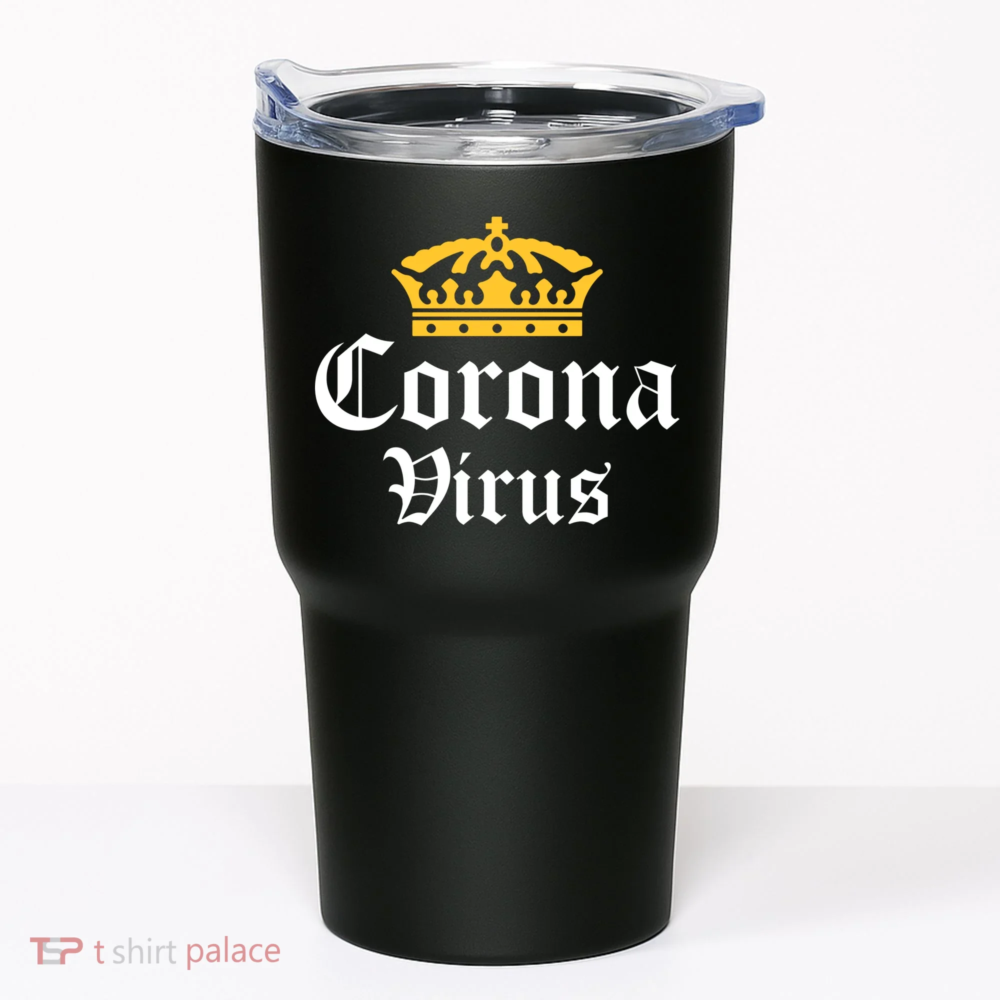 CoronaVirus Crown Logo Tumbler
