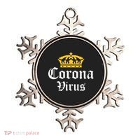 CoronaVirus Crown Logo Ornament thumb 0