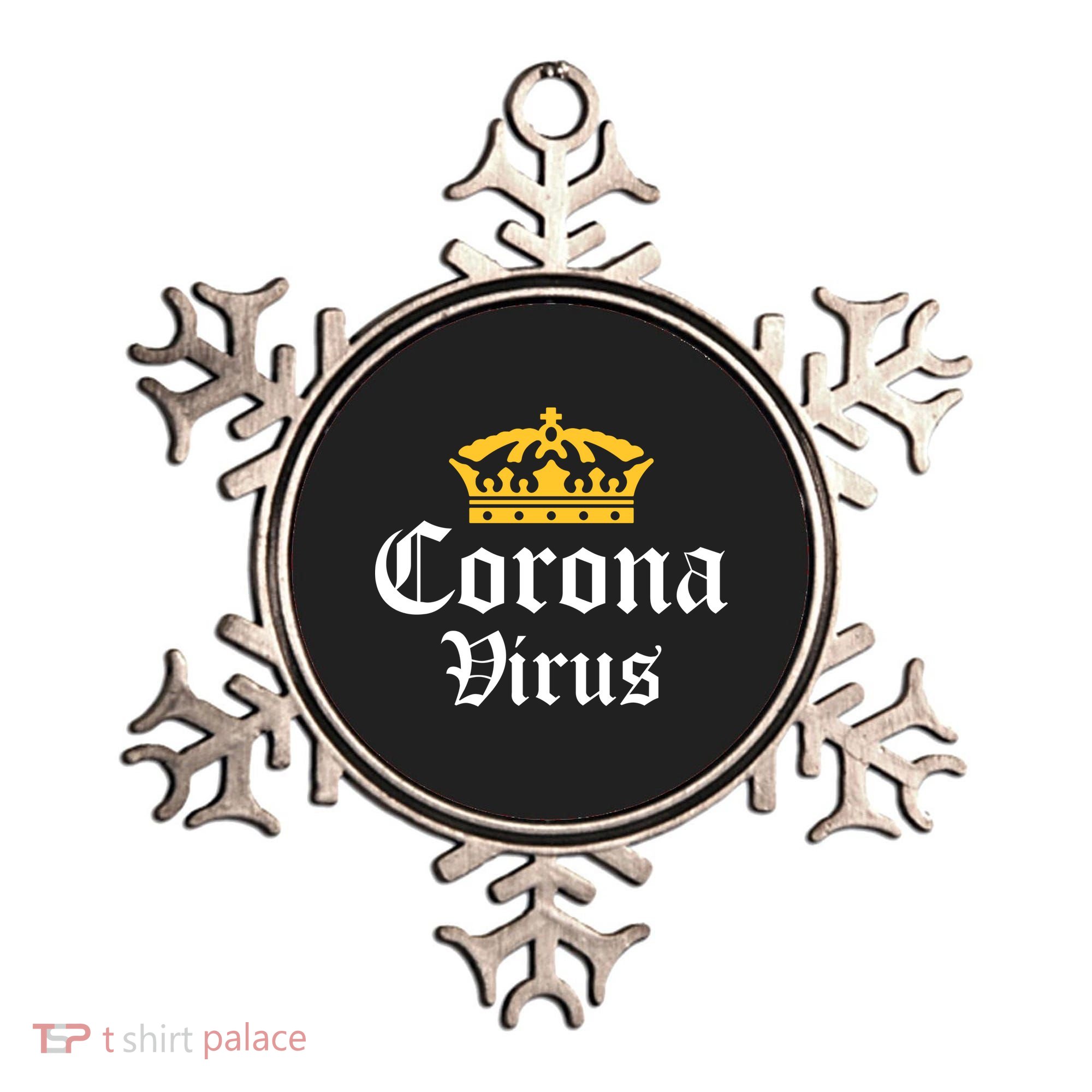 CoronaVirus Crown Logo Ornament