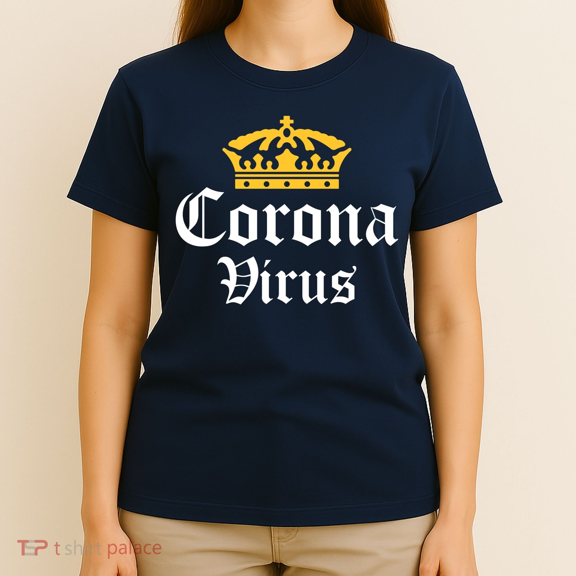 CoronaVirus Crown Logo T-Shirt