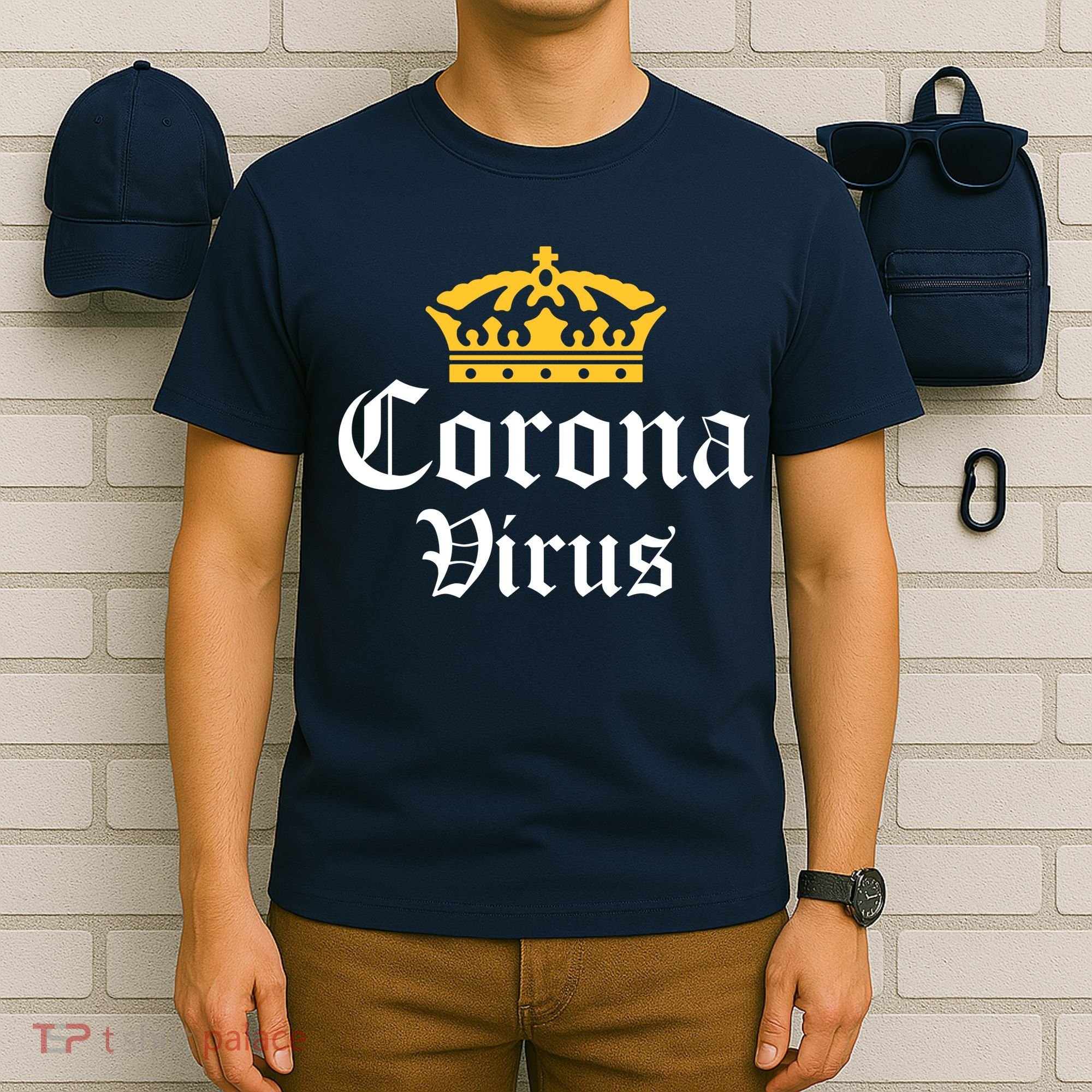 CoronaVirus Crown Logo T-Shirt
