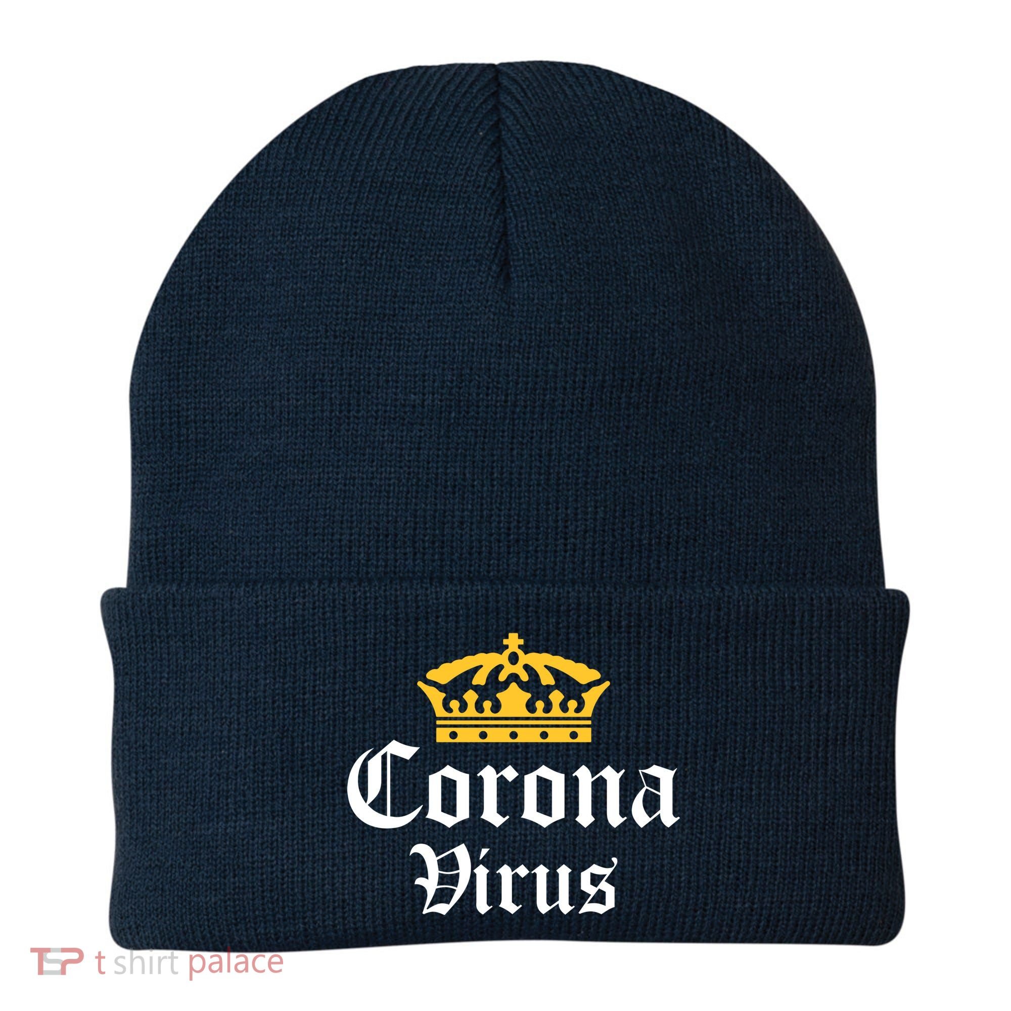 CoronaVirus Crown Logo Beanie