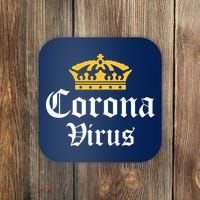 CoronaVirus Crown Logo Coaster thumb 0