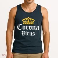 CoronaVirus Crown Logo Tank Top thumb 3