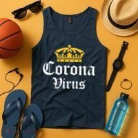 CoronaVirus Crown Logo Tank Top thumb 4
