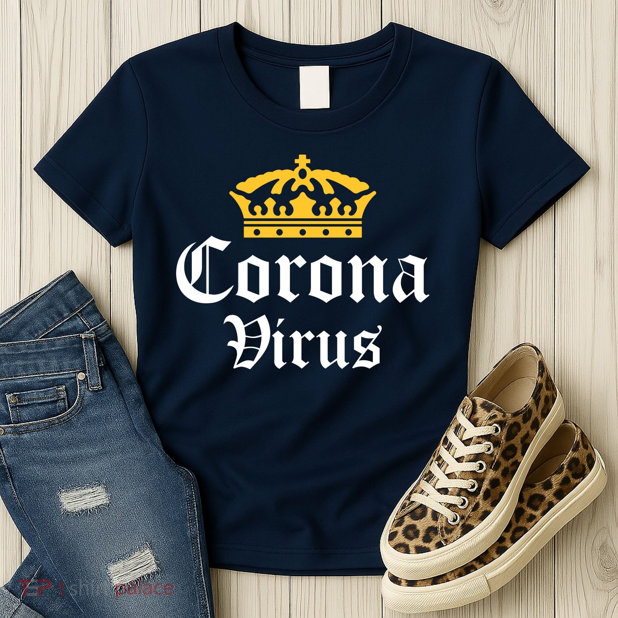 CoronaVirus Crown Logo Women's T-Shirt