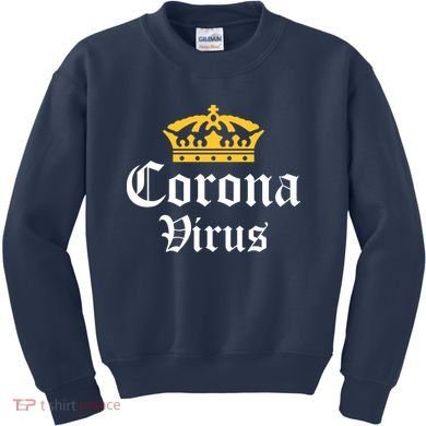 CoronaVirus Crown Logo Kids Sweatshirt