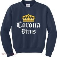 CoronaVirus Crown Logo Kids Sweatshirt thumb 0