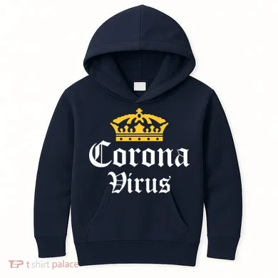 CoronaVirus Crown Logo Kids Hoodie