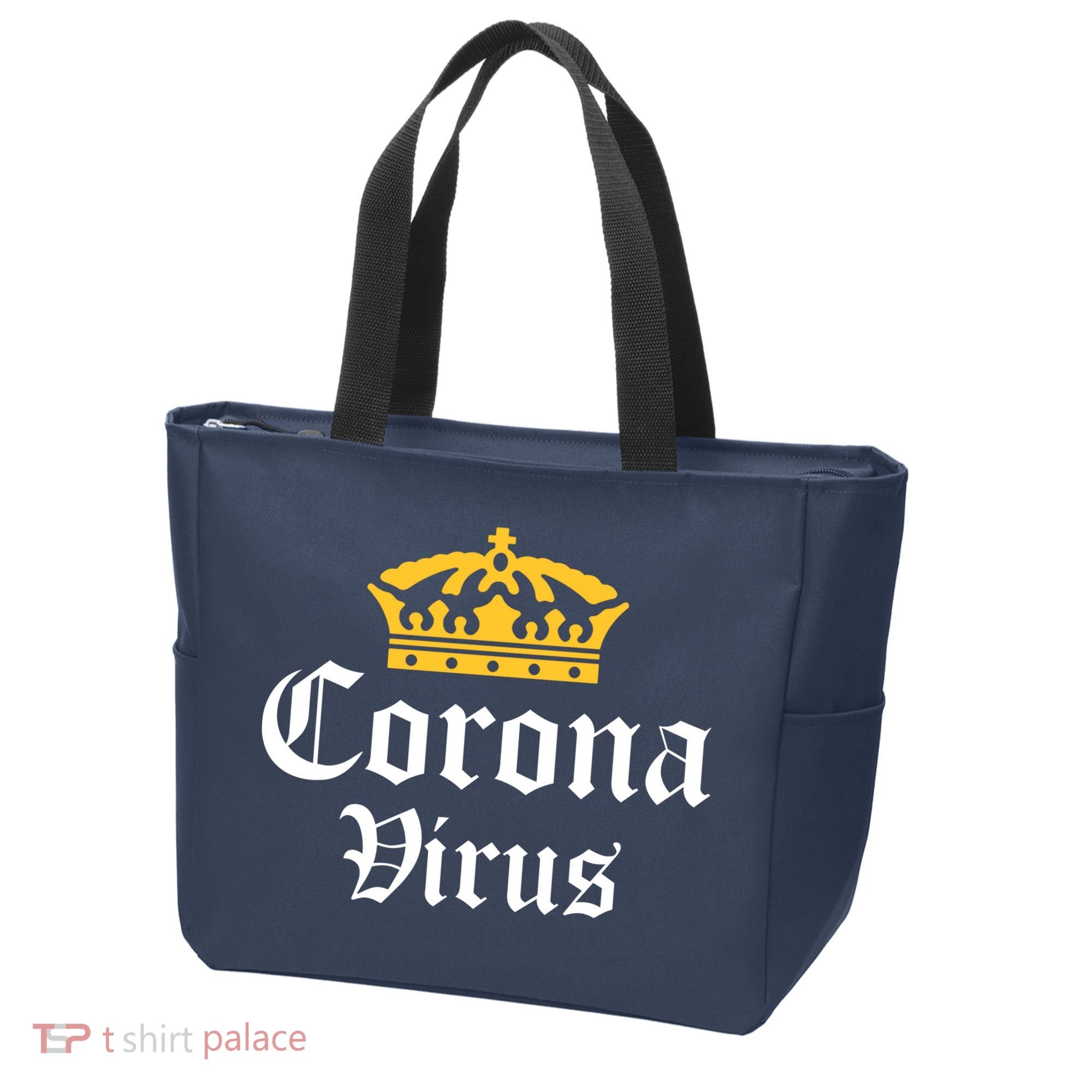 CoronaVirus Crown Logo Tote Bag