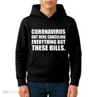 Coronavirus Out Here Canceling Everything But These Bills Kids Hoodie thumb 4