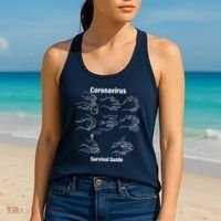 Coronavirus Survival Guide Women's Tank Top thumb 2