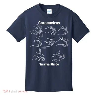 Coronavirus Survival Guide Kids T-Shirt