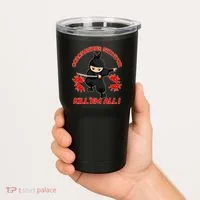 Coronavirus Survivor Ninja Kill Em' All Tumbler thumb 2