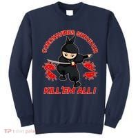 Coronavirus Survivor Ninja Kill Em' All Sweatshirt thumb 0