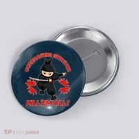 Coronavirus Survivor Ninja Kill Em' All Button thumb 0