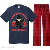 Coronavirus Survivor Ninja Kill Em' All Pajama Set thumb 0