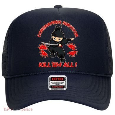Coronavirus Survivor Ninja Kill Em' All Hat