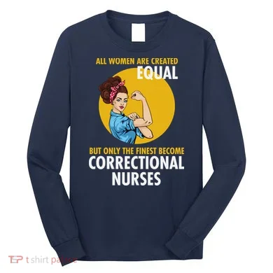 Correctional Nurse Long Sleeve Shirt