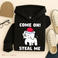 Come on! Steal me  White elephant gift in Office Party  Hoodie thumb 4