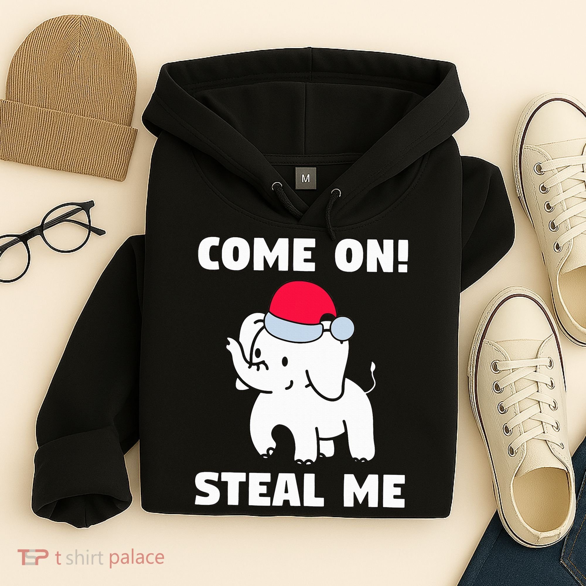 Come on! Steal me  White elephant gift in Office Party  Hoodie