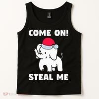Come on! Steal me  White elephant gift in Office Party  Tank Top thumb 2