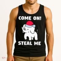 Come on! Steal me  White elephant gift in Office Party  Tank Top thumb 3