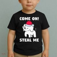 Come on! Steal me  White elephant gift in Office Party  Toddler T-Shirt thumb 2