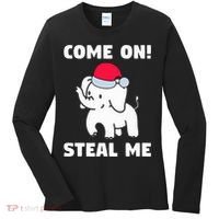 Come on! Steal me  White elephant gift in Office Party  Women's Long Sleeve Shirt thumb 0