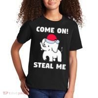 Come on! Steal me  White elephant gift in Office Party  Kids T-Shirt thumb 2
