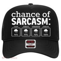 Chance Of Sarcasm Funny Sarcastic Weather Meme Hat thumb 0