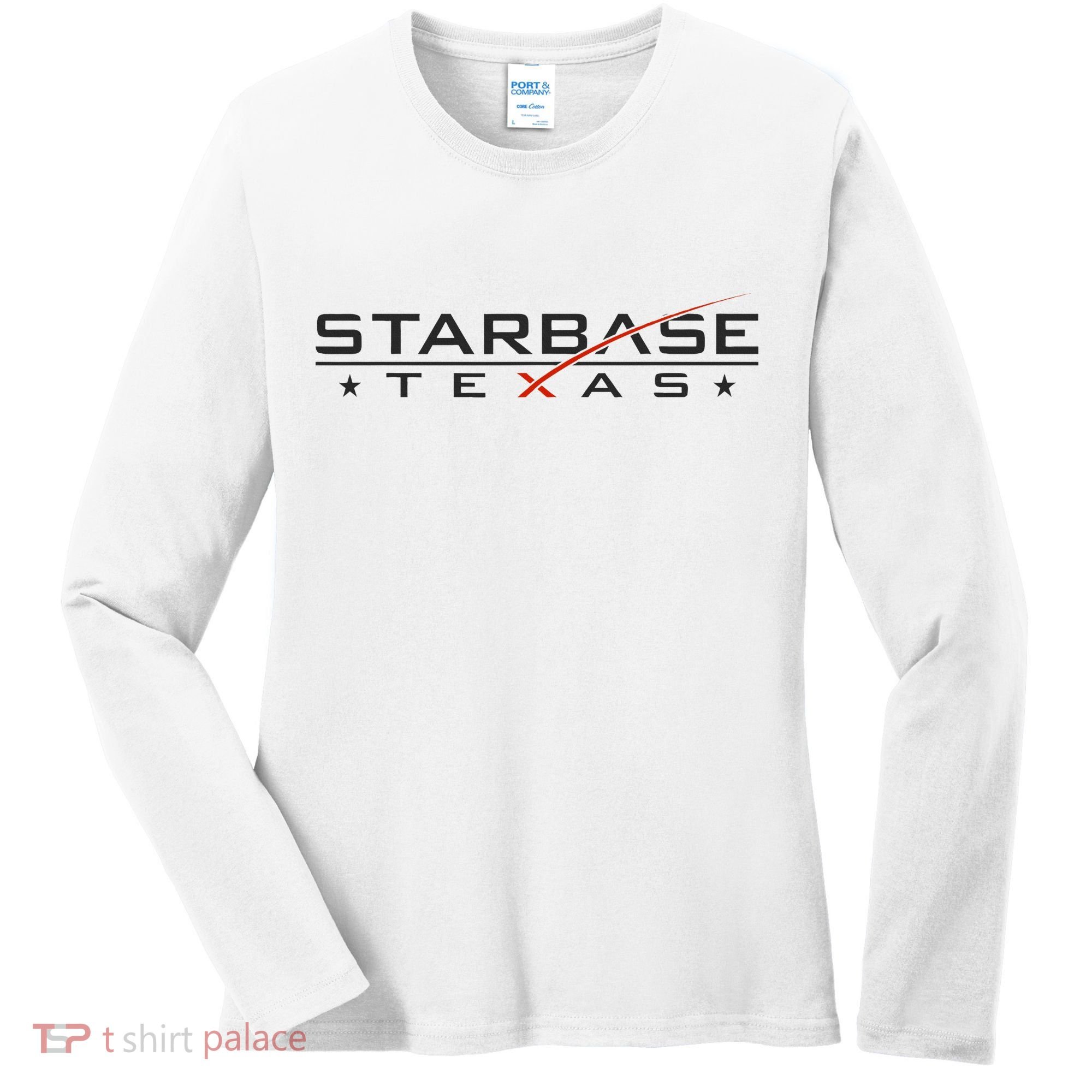 City Of Starbase Cameron County Texas Boca Chica Starship Women's Long Sleeve Shirt