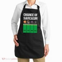 chance of sarcasm weather funny weather Apron thumb 2