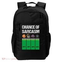 chance of sarcasm weather funny weather Backpack thumb 0