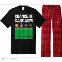 chance of sarcasm weather funny weather Pajama Set thumb 0