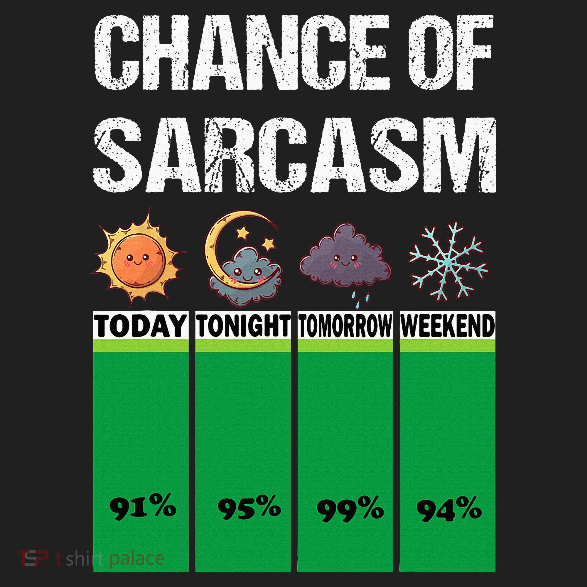 chance of sarcasm weather funny weather Hat