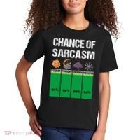 chance of sarcasm weather funny weather Kids T-Shirt thumb 2