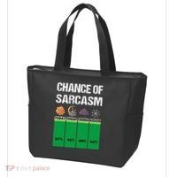chance of sarcasm weather funny weather Tote Bag thumb 3