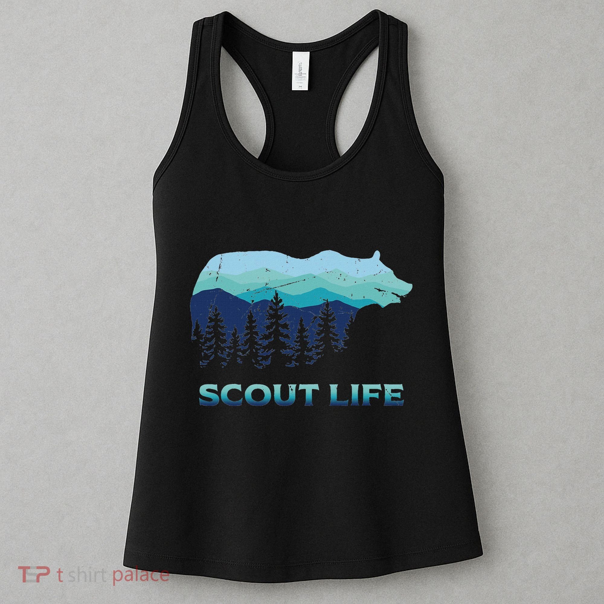 Camping Outdoor Scouting Hiking Scout Life Women's Tank Top