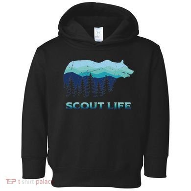Camping Outdoor Scouting Hiking Scout Life Toddler Hoodie