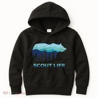 Camping Outdoor Scouting Hiking Scout Life Kids Hoodie thumb 0