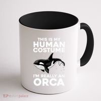 Cool Orca Sea Ocean Animal Orca Lover Coffee Mug thumb 1
