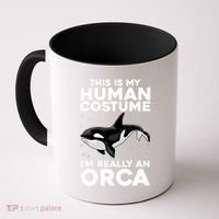 Cool Orca Sea Ocean Animal Orca Lover Coffee Mug thumb 0