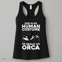 Cool Orca Sea Ocean Animal Orca Lover Women's Tank Top thumb 3