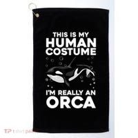 Cool Orca Sea Ocean Animal Orca Lover Golf Towel thumb 0